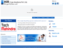 Tablet Screenshot of hirsolutions.com